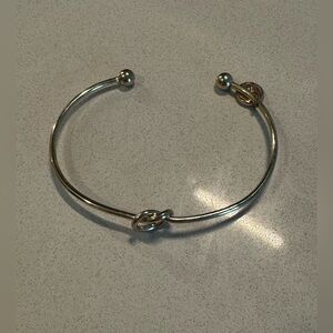 Knot Cuff with M Charm